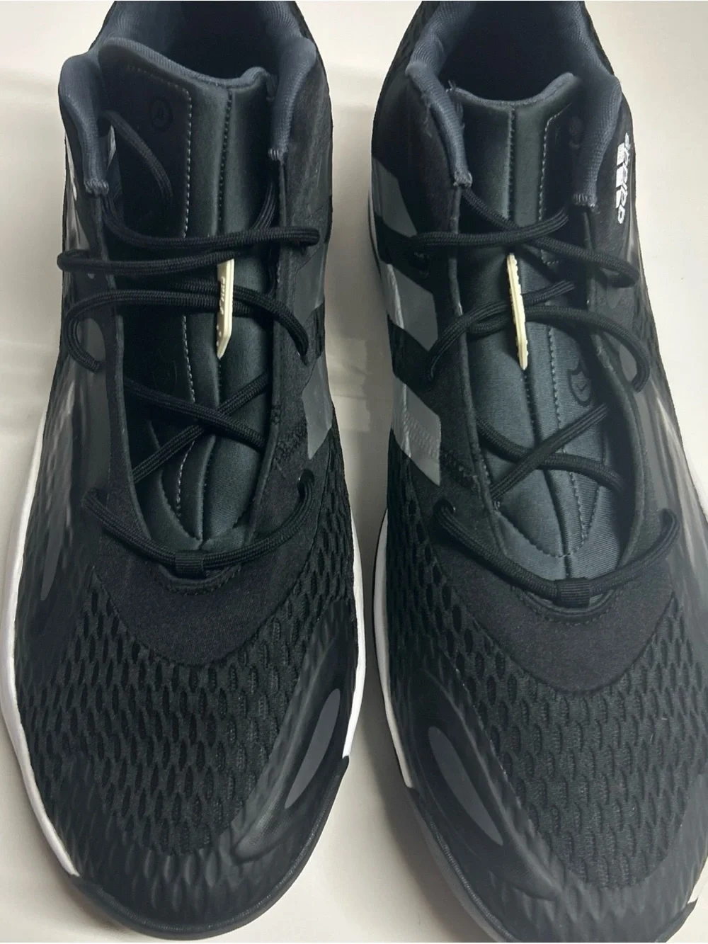 Adidas Mens Exhibit A Black Size 19